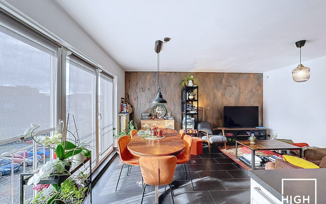 Sanem – Appartement 2 chambres avec terrasse et parking intérieur